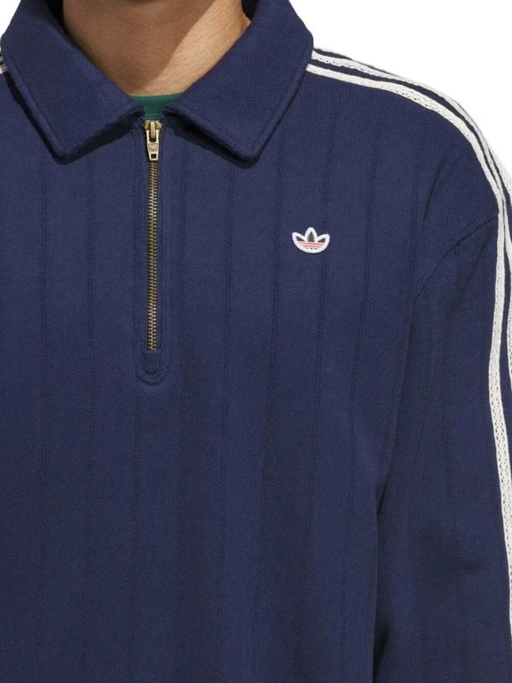 Adidas & Clot Edison Chen Crew Quater/Zip Sweatshirt Size XXL 2XL JM7097 - Picture 5 of 7